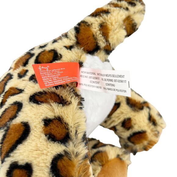 Gitzy Plush Leopard Stuffed Animal Toy Safari Jungle 12" New - Picture 6 of 9